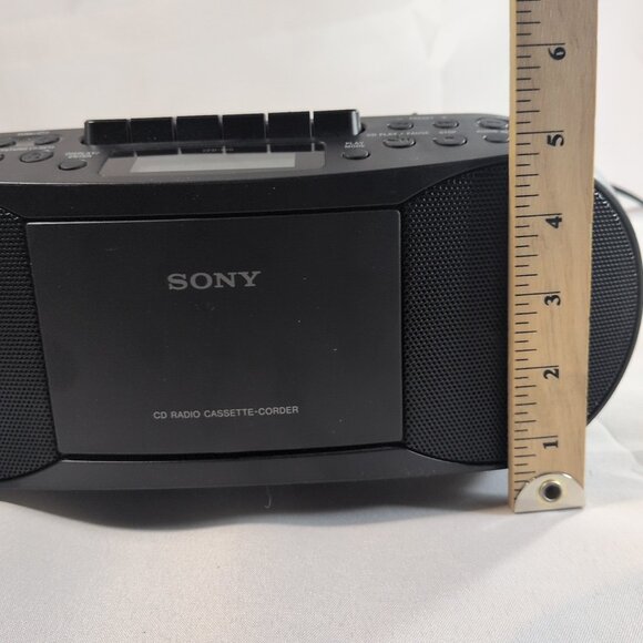 Sony CFD-S70 Boombox CD Radio Cassette Recorder Corder Black Portable FM Player - Picture 11 of 13
